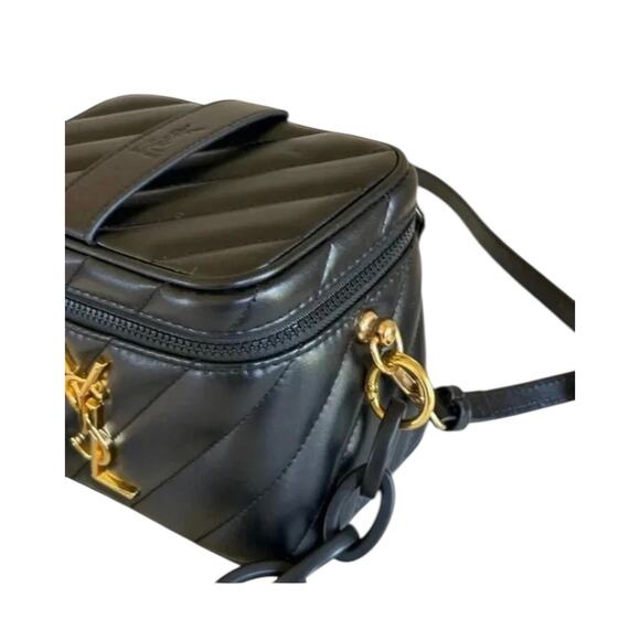 YSL Yves Saint Laurent Beaute GWP VIP Vanity Case Converted Bag Black NIB - Picture 5 of 14